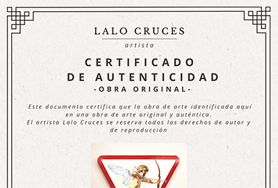 Certificado de autenticidad
